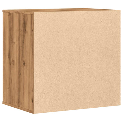 Artisan Oak Corner Chest of Drawers - 60x41x58 cm Engineered Wood