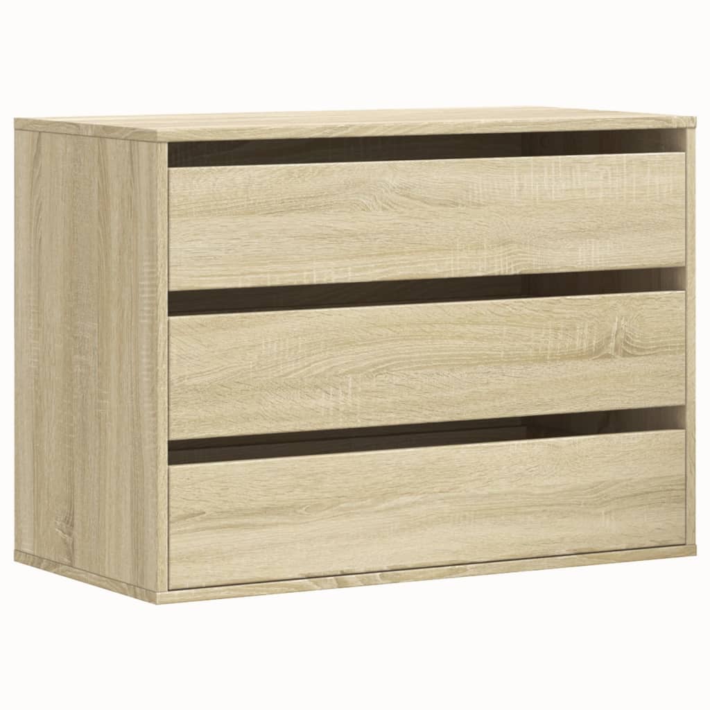 Sonoma Oak Corner Chest of Drawers 80x41x58 cm - Engineered Wood
