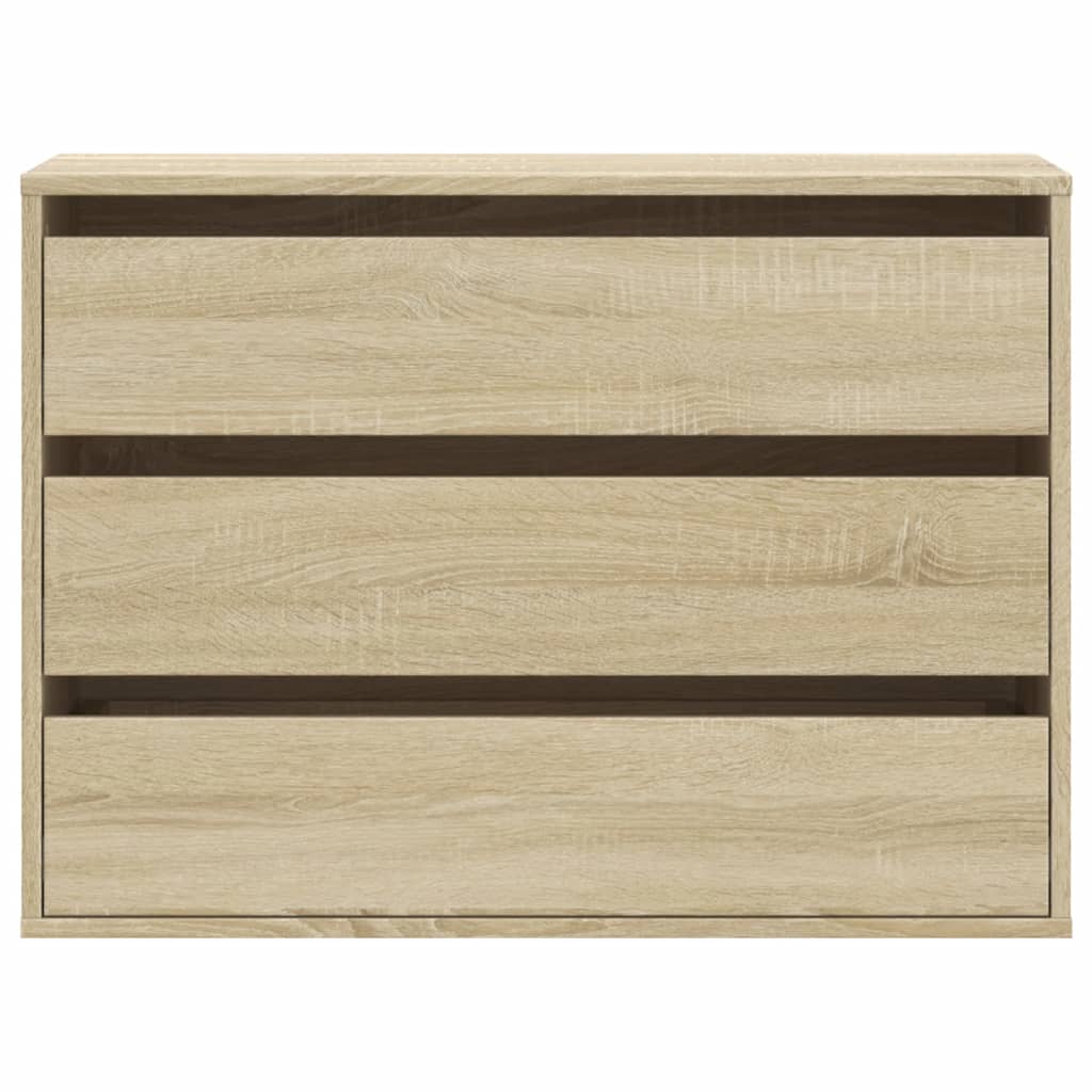 Sonoma Oak Corner Chest of Drawers 80x41x58 cm - Engineered Wood