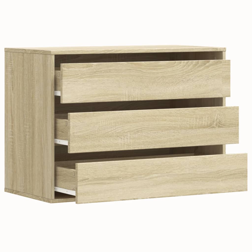 Sonoma Oak Corner Chest of Drawers 80x41x58 cm - Engineered Wood