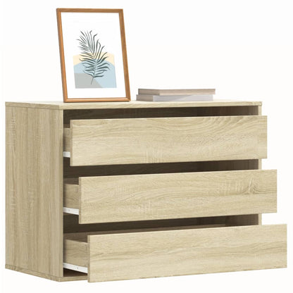 Sonoma Oak Corner Chest of Drawers 80x41x58 cm - Engineered Wood