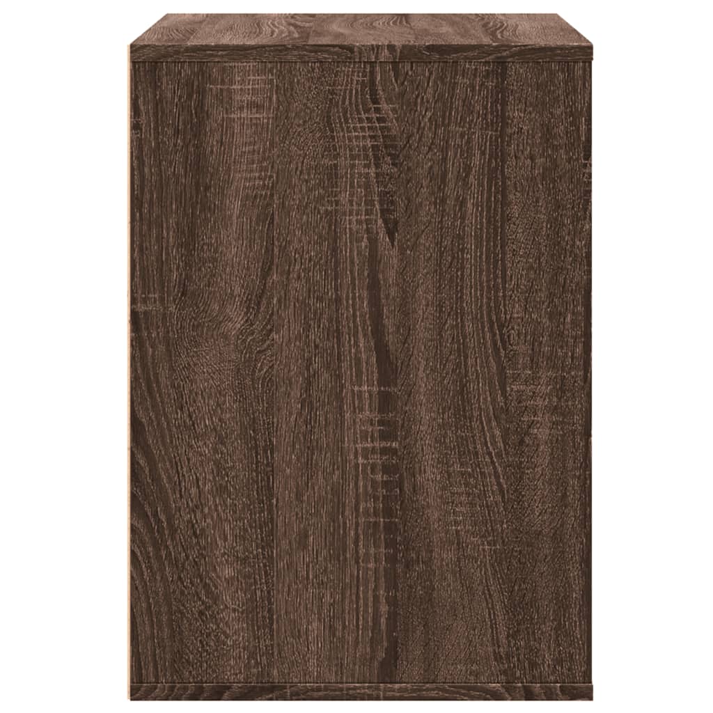 Brown Oak Corner Chest of Drawers, 80x41x58 cm, Engineered Wood