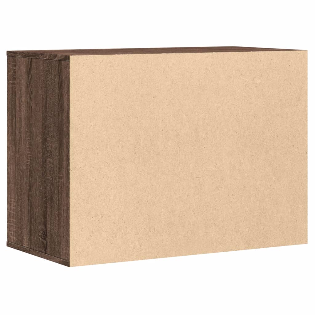 Brown Oak Corner Chest of Drawers, 80x41x58 cm, Engineered Wood