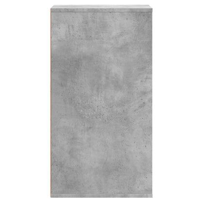 Concrete Grey Corner Chest of Drawers - 40x41x76 cm, Engineered Wood