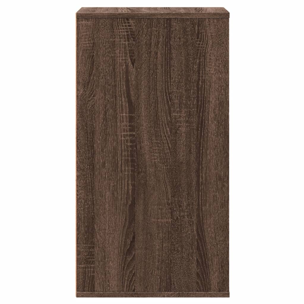 Brown Oak Corner Chest of Drawers - 40x41x76 cm Engineered Wood