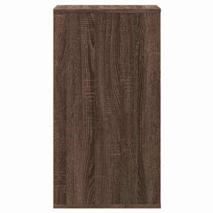 Brown Oak Corner Chest of Drawers - 40x41x76 cm Engineered Wood