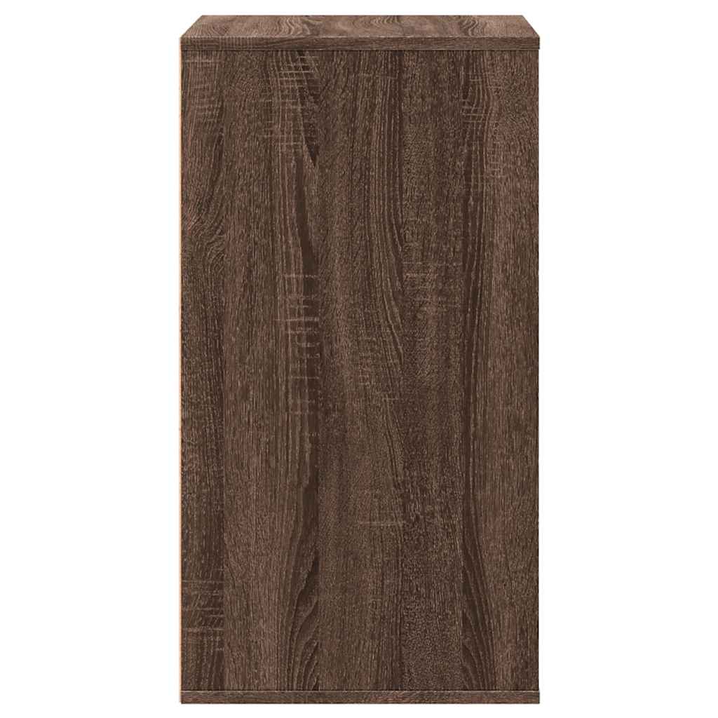 Brown Oak Corner Chest of Drawers - 60x41x76 cm Engineered Wood