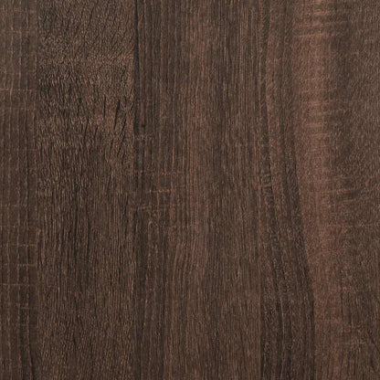 Brown Oak Corner Chest of Drawers - 60x41x76 cm Engineered Wood