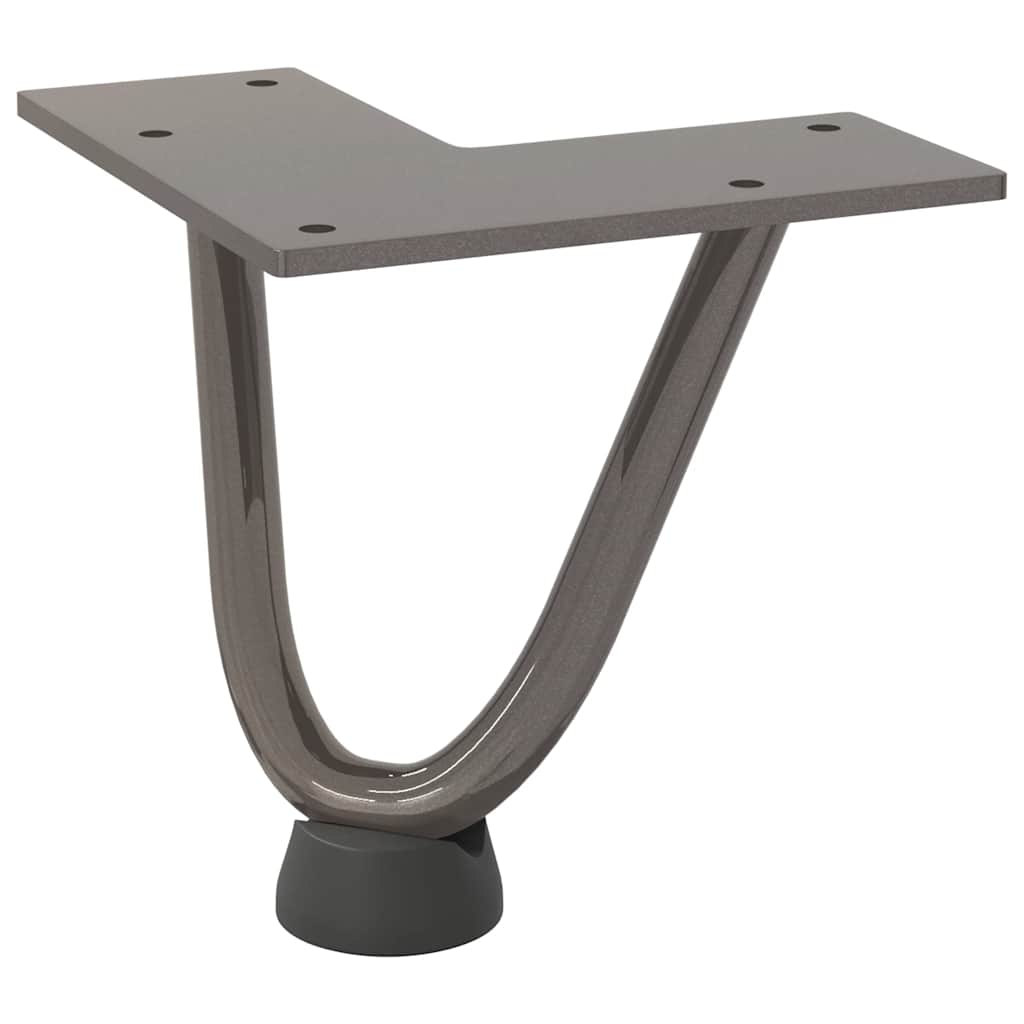 Natural Steel Hairpin Legs for Coffee Table 4pcs - 10cm Solid Steel