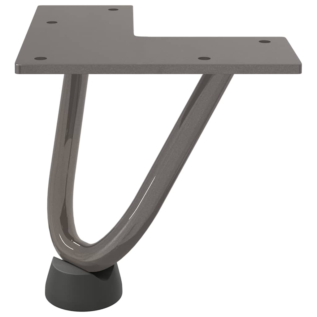 Natural Steel Hairpin Legs for Coffee Table 4pcs - 10cm Solid Steel