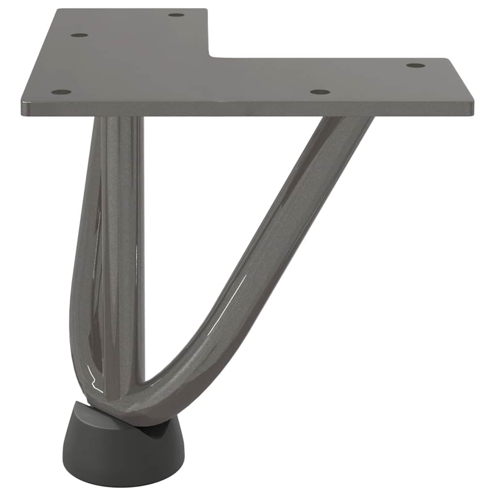 10cm Natural Steel Hairpin Legs, 4pcs for Coffee Table