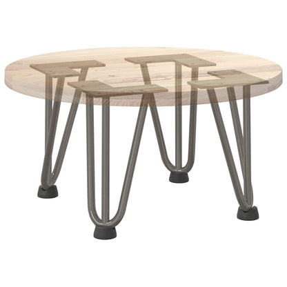 Natural Steel Hairpin Legs for Coffee Table, 4 Pcs, 20cm Solid Steel