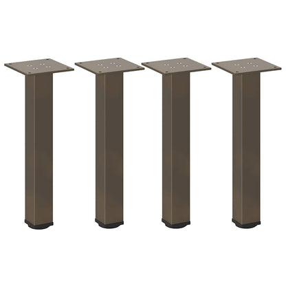 Natural Steel Coffee Table Legs 4 pcs, 30-32 cm Durable Design