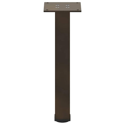Natural Steel Coffee Table Legs Set of 4 - 42-44 cm Durable Metal