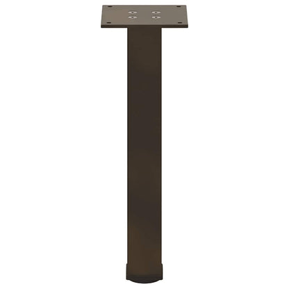 Natural Steel Coffee Table Legs Set of 4 - 42-44 cm Durable Metal