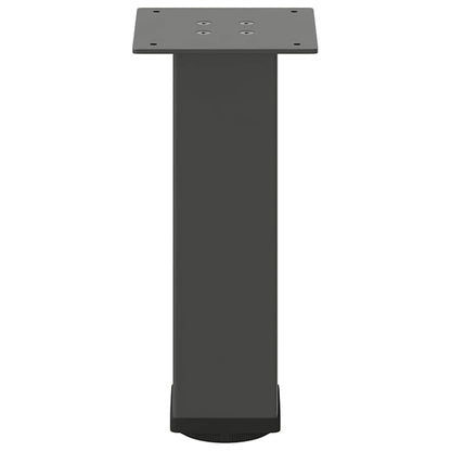 Anthracite Steel Coffee Table Legs 4 pcs | 30-32 cm Adjustable