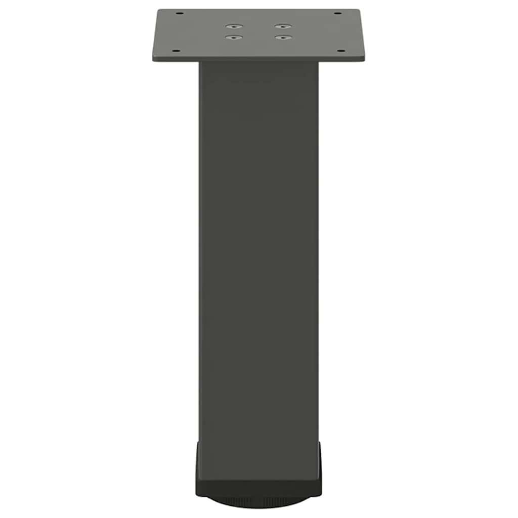 Anthracite Steel Coffee Table Legs 4 pcs | 30-32 cm Adjustable