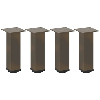Natural Steel Coffee Table Legs, 4 Pcs, 30-32 cm Durable Design