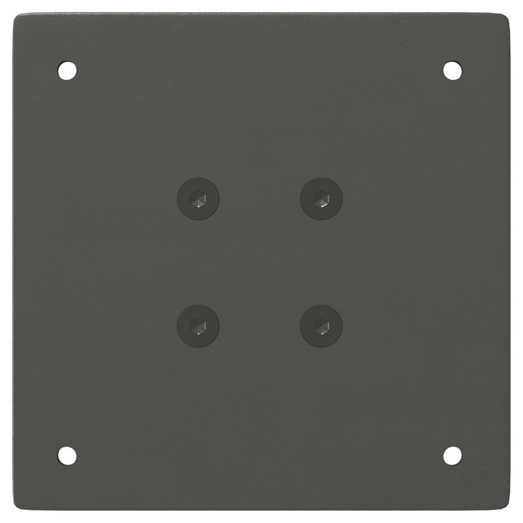 Anthracite Steel Coffee Table Legs, Set of 4, Adjustable 42-44 cm