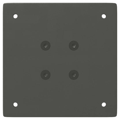 Anthracite Steel Coffee Table Legs, Set of 4, Adjustable 42-44 cm