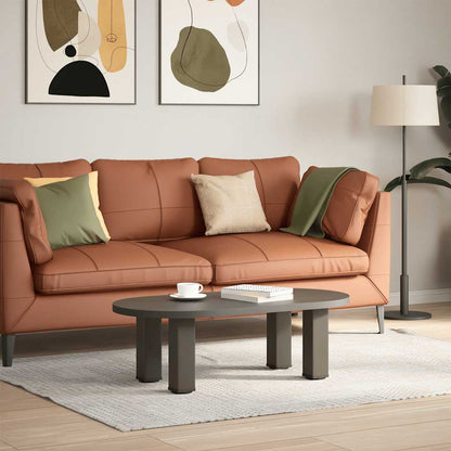Natural Steel Coffee Table Legs Set - 42-44 cm, 4 pcs