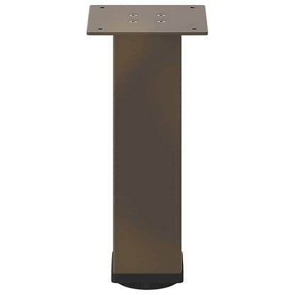 Natural Steel Coffee Table Legs Set - 42-44 cm, 4 pcs