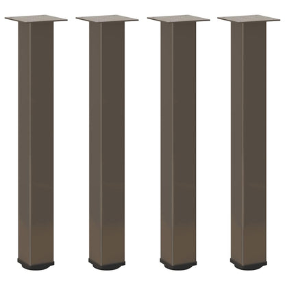 Natural Steel Console Table Legs Set, 4 pcs, 72-74 cm