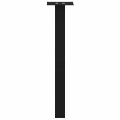 Black Steel Coffee Table Legs Set of 4, 30 cm