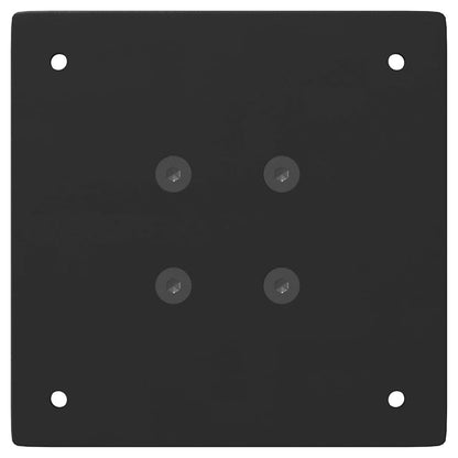 Black Steel Coffee Table Legs Set of 4, 30 cm