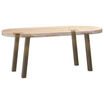 Natural Steel Coffee Table Legs, Set of 4, 30 cm