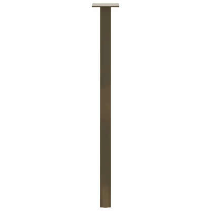 Natural Steel Console Table Legs 4 pcs, 72 cm, Durable Steel
