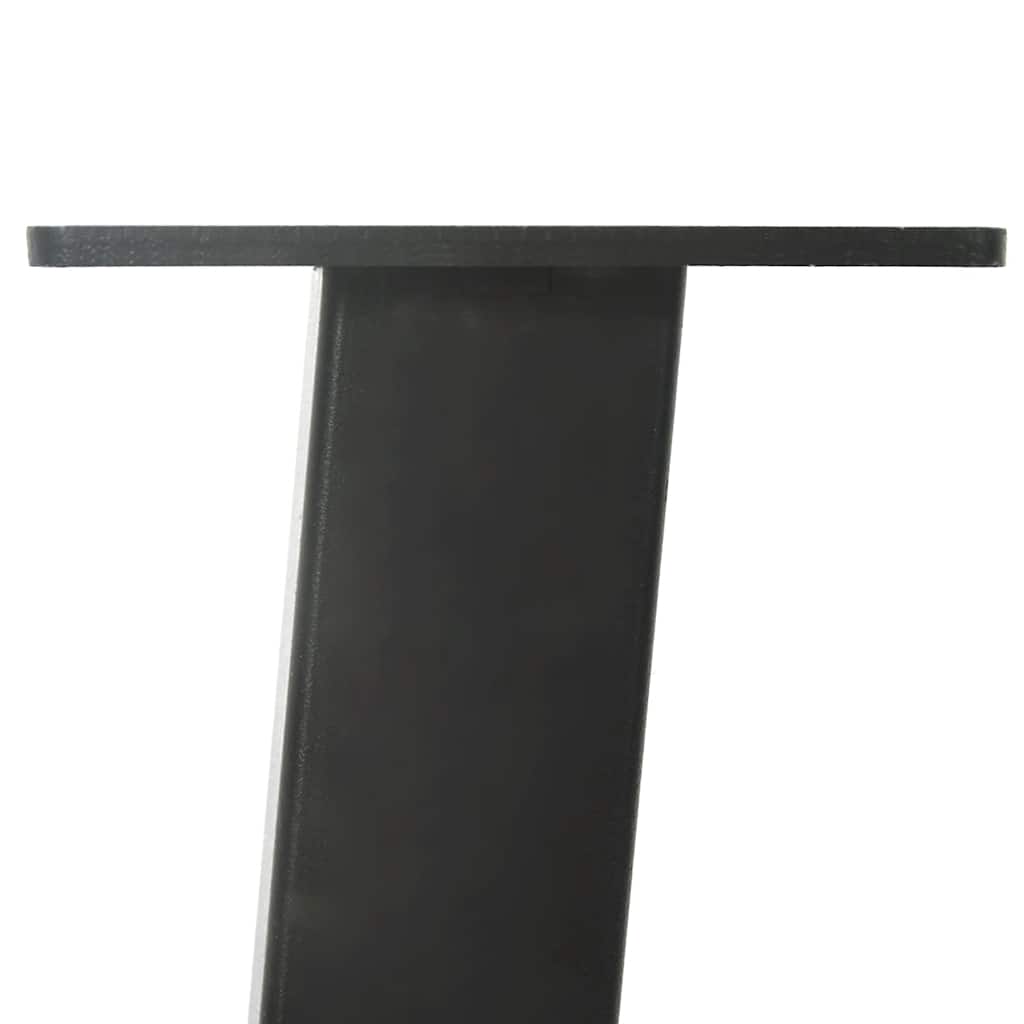 Anthracite Steel Coffee Table Legs, Set of 4, 42 cm Height