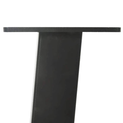 Anthracite Steel Coffee Table Legs, Set of 4, 42 cm Height