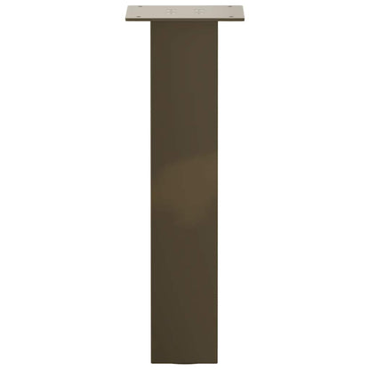 Natural Steel Coffee Table Legs, Set of 4, 42 cm