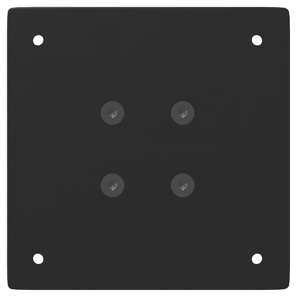 Black Steel Console Table Legs, Set of 4, 72 cm