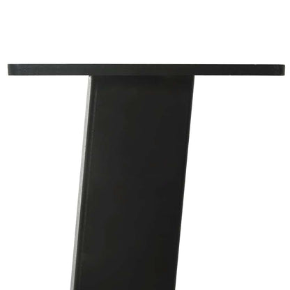 Black Steel Console Table Legs, Set of 4, 72 cm