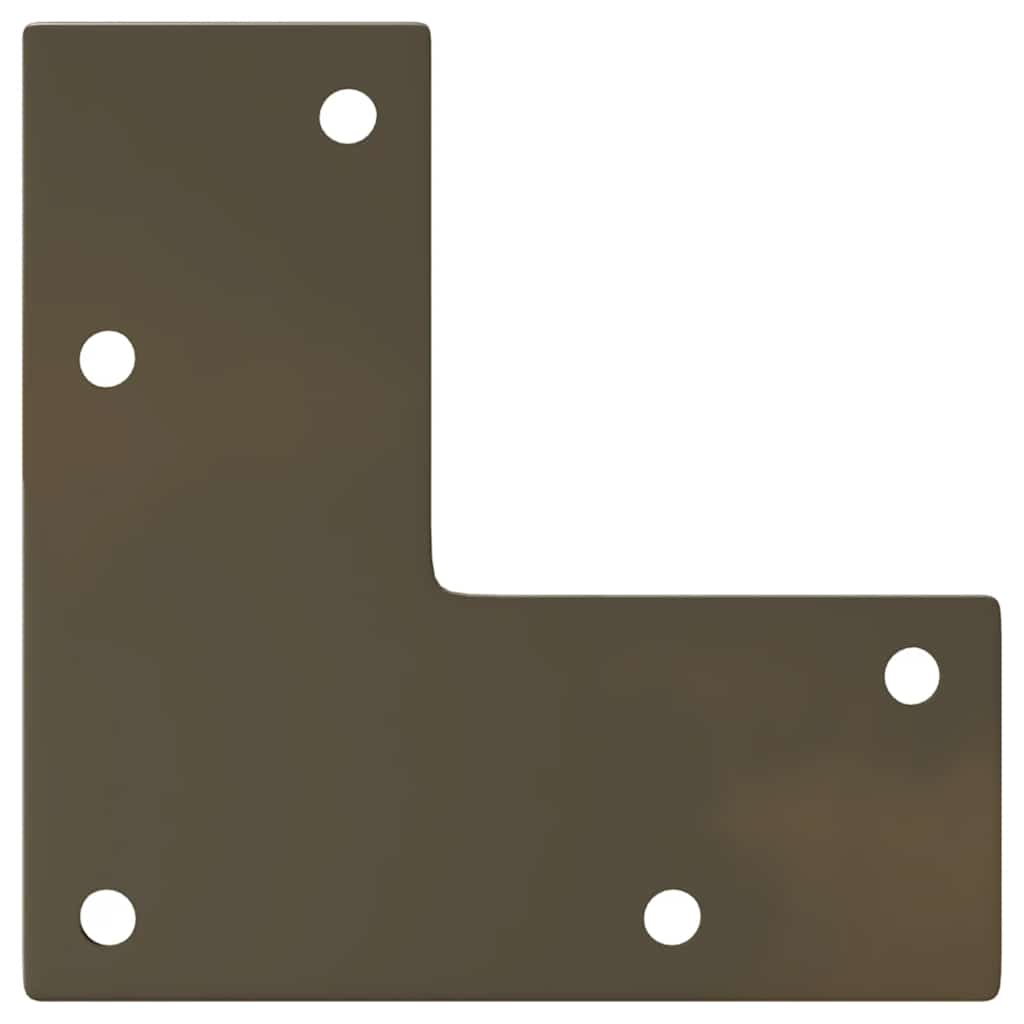 Conical Console Table Legs, Natural Steel, 4 pcs, 72-73 cm