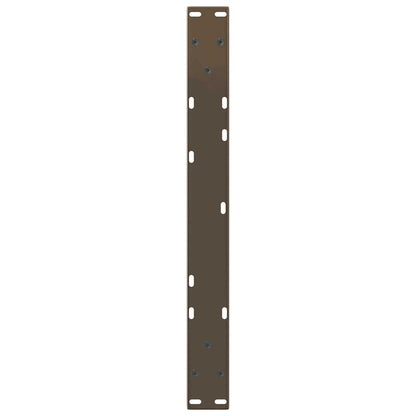 Natural Steel V-Shape Coffee Table Legs, 2 pcs, Adjustable 50x30 cm
