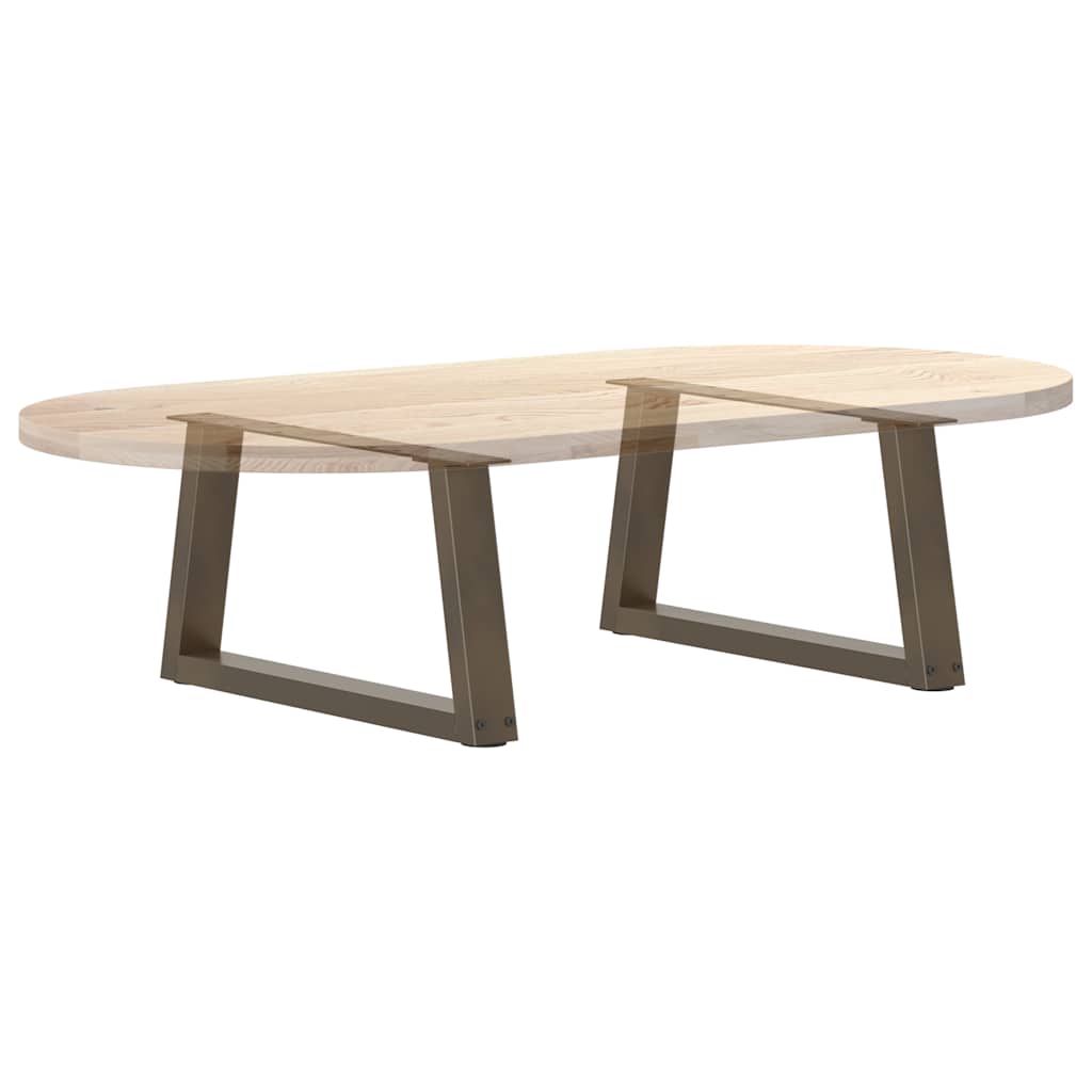 Natural Steel V-Shape Coffee Table Legs, 2 pcs, Adjustable 50x30 cm