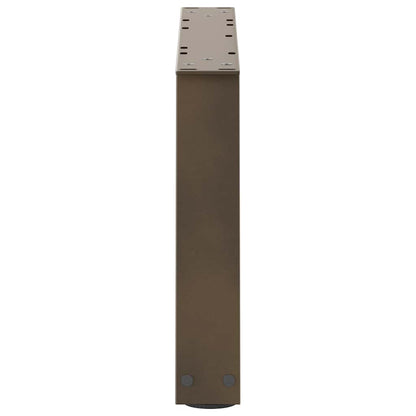 Natural Steel V-Shape Coffee Table Legs, Set of 2, 60x30-31.3 cm