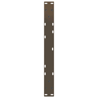 Natural Steel V-Shape Coffee Table Legs, Set of 2, 60x30-31.3 cm