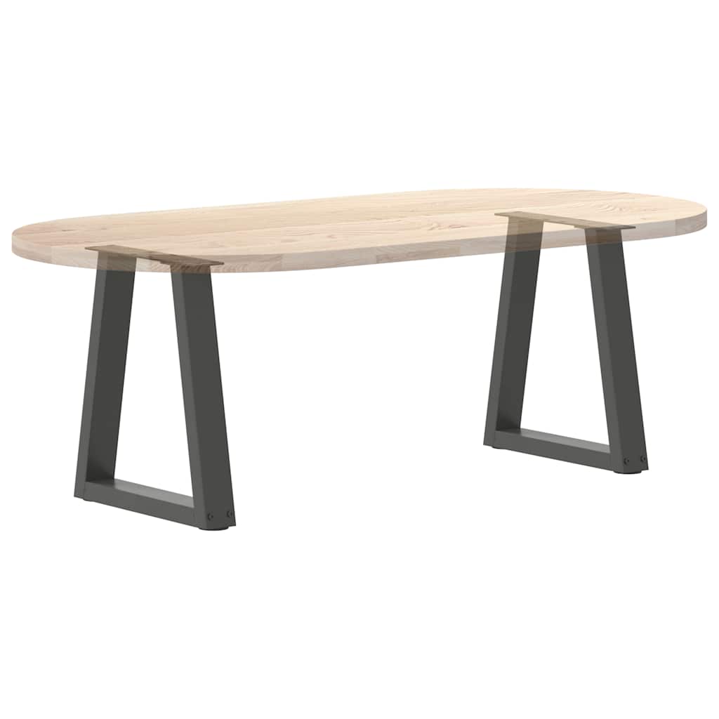 Anthracite V-Shape Steel Coffee Table Legs 2pcs (28x42-43.3 cm)