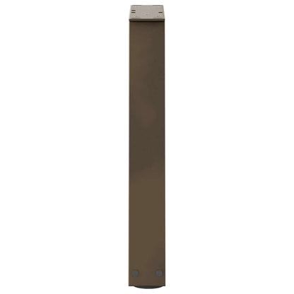 Natural Steel V-Shape Coffee Table Legs, 28x(42-43.3) cm, 2 pcs