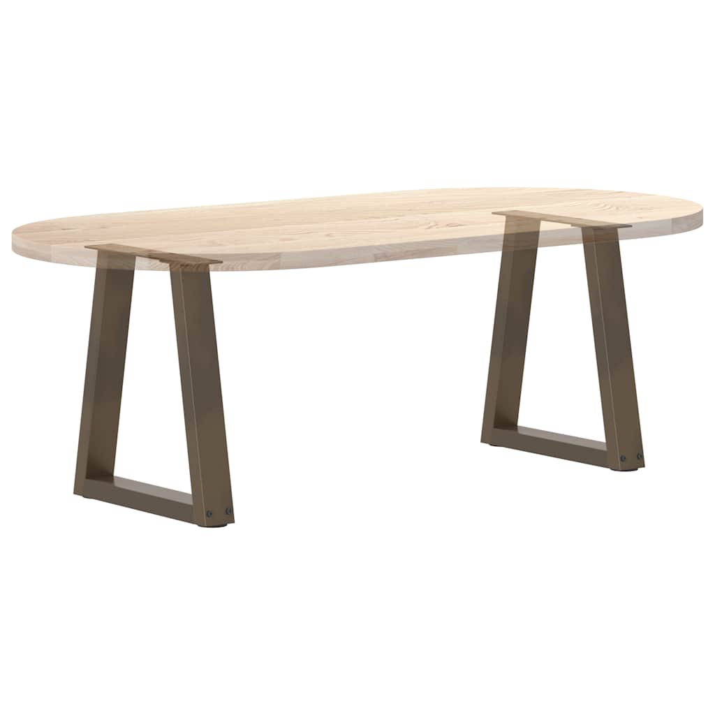 Natural Steel V-Shape Coffee Table Legs, 28x(42-43.3) cm, 2 pcs