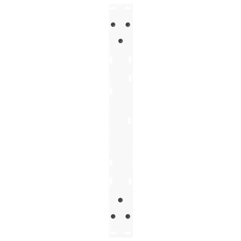 V-Shape Coffee Table Legs, 2 Pcs, White Steel, Adjustable 70cm