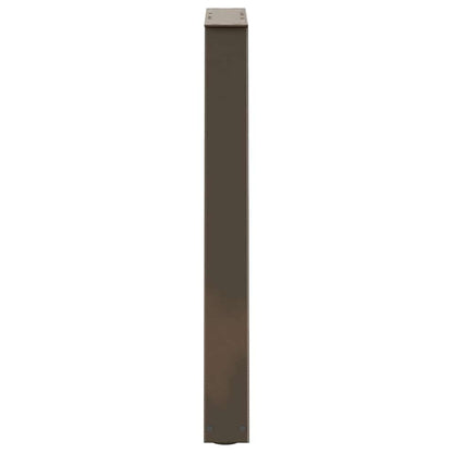 Natural Steel V-Shape Dining Table Legs 2pcs, Adjustable 50x73 cm