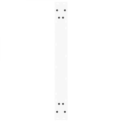 White V-Shape Steel Dining Table Legs, 3 pcs, Adjustable 90 cm