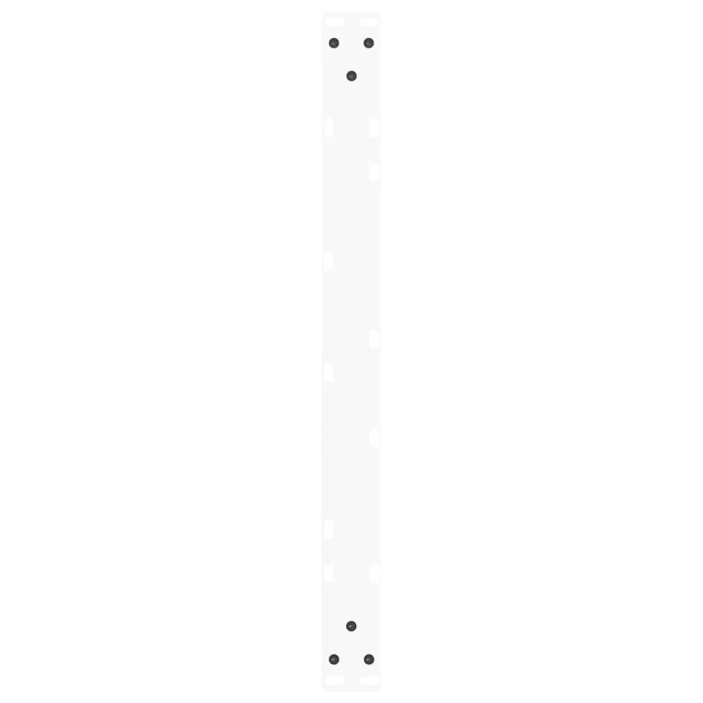 White V-Shape Steel Coffee Table Legs, Set of 2, Adjustable 70cm