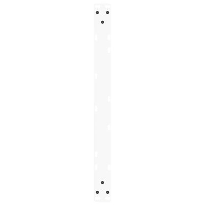 White V-Shape Steel Coffee Table Legs, Set of 2, Adjustable 70cm