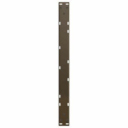 Natural Steel V-Shape Coffee Table Legs, 2 Pcs, 70x30-31.3 cm